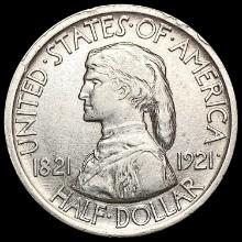 1921 Missouri Half Dollar CHOICE AU