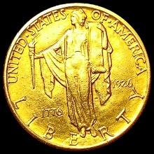 1926 Sesquincentennial $2.50 Gold Quarter Eagle UNCIRCULATED