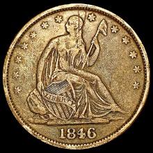 1846-O Seated Liberty Half Dollar LIGHTLY CIRCULATED