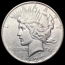 1923-D Silver Peace Dollar CLOSELY UNCIRCULATED