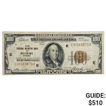 FR. 1890-E 1929 $100 FRBN FEDERAL RESERVE BANK NOTE RICHMOND, VA VERY FINE