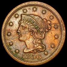 1856 Braided Hair Large Cent CLOSELY UNCIRCULATED