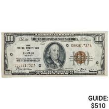 FR. 1890-G 1929 $100 FRBN FEDERAL RESERVE BANK NOTE CHICAGO, IL VERY FINE