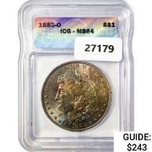 1883-O Morgan Silver Dollar ICG MS64