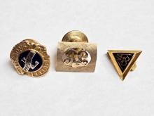 Fraternal and Other Gold Pins