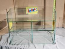 15" x 12" Lance General Store Glass 5 Shelf Counter Display