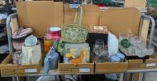 Large Lot, Large Stein, Cup Set, Boxes, etc