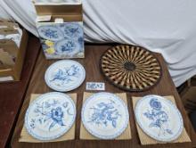 French Floral Plates, Large plate