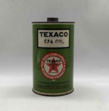 1920's Texaco "Port Arthur" Quart Oil Can