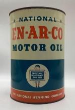 National En-Ar-Co 5 Quart Oil Can