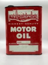 Highest Quality 2 Gallon Oil Can w/ Early Oilfield Scene