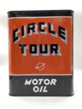 Circle Tour 2 Gallon Oil Can w/ Saturn Graphic