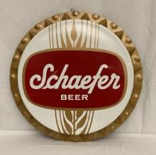 Shafer Beer Bottle Cap Sign