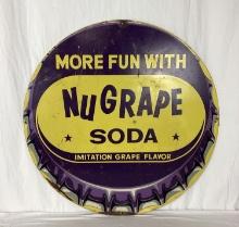 More Fun With Nu Grape Soda Bottle Cap Sign