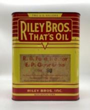 Riley Brothers "That's Oil" 2 Gallon Can Burlington, IA