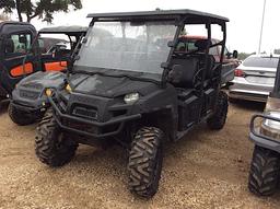POLARIS RANGER CREW (VIN # 4XAWH76A6B2174083) (SHOWING APPX 478 HOURS, UP TO THE BUYER TO DO THEIR D