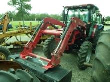 MAHINDRA 6065 TRACTOR W/ MAHINDRA LOADER (SERIAL # MP4C1406) (SHOWING APPX 177 HOURS, UP TO THE BUYE