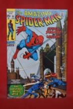 AMAZING SPIDERMAN #95 | KEY SPIDERMAN VISITS LONDON! | CLASSIC JOHN ROMITA SR - NICE BOOK!