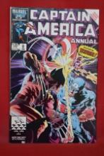 CAPTAIN AMERICA ANNUAL #8 | KEY ICONIC MIKE ZECK COVER ART