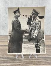 Luftwaffe Hermann Goering meets Mussolini Photo
