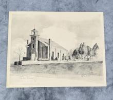 Jane Curtis Wesley Chapel Rock Hall Maryland Print