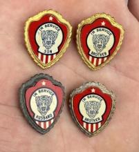 WW2 Son Brother Husband In Service Sweetheart Pins