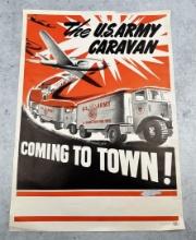 1946 US Army Caravan Recruiting Poster