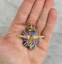 WW2 British American Ambulance Corp Pin Badge