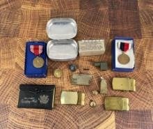 Collection of WW2 Medals and Items