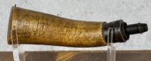 1760 American Colonial Named Scrimshaw Powder Horn