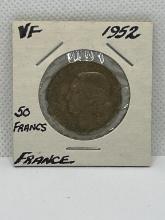 France 50 Franc Coin