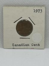 1973 Canadian 1 Cent Coin
