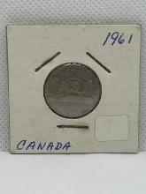 1961 Canadian 5 Cent Coin