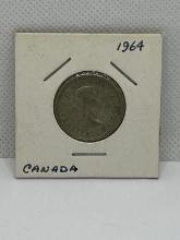 1964 Canadian 25 Cent Coin