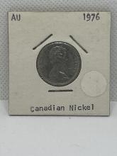 1976 Canadian 5 Cent Coin