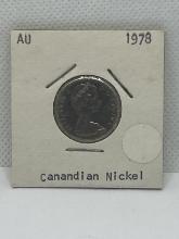 1978 Canadian 5 Cent Coin