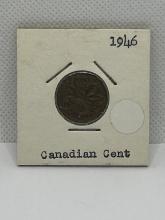 1946 Canadian 1 Cent Coin