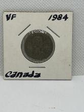 1984 Canadian 5 Cent Coin