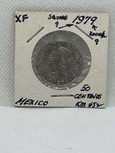 1979 Mexico 50 Centavos Coin