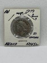 1079 Mexico 50 Centavos Coin