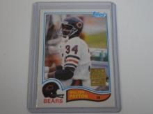 2001 TOPPS FOOTBALL WALTER PAYTON REPRINTS 1982 TOPPS BEARS