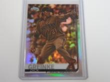 2019 TOPPS CHROME ZACK GREINKE SEPIA REFRACTOR DIAMONDBACKS