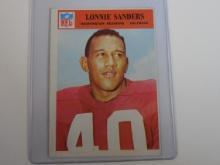 1966 PHILADELPHIA FOOTBALL #192 LONNIE SANDERS VINTAGE