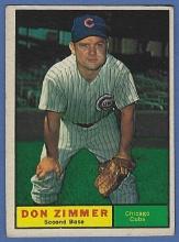 1961 Topps #493 Don Zimmer Chicago Cubs