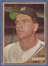 1962 Topps #65 Bobby Richardson New York Yankees