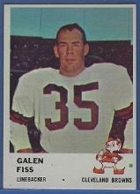 Sharp 1961 Fleer #17 Galen Fiss Cleveland Browns