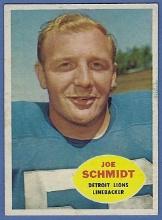 1960 Topps #46 Joe Schmidt Detroit Lions