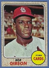 Nice 1968 Topps #100 Bob Gibson St. Louis Cardinals
