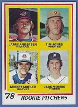 Pack Fresh 1978 Topps #703 Jack Morris RC Detroit Tigers