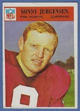 1966 Philadelphia #185 Sonny Jurgensen Washington Redskins